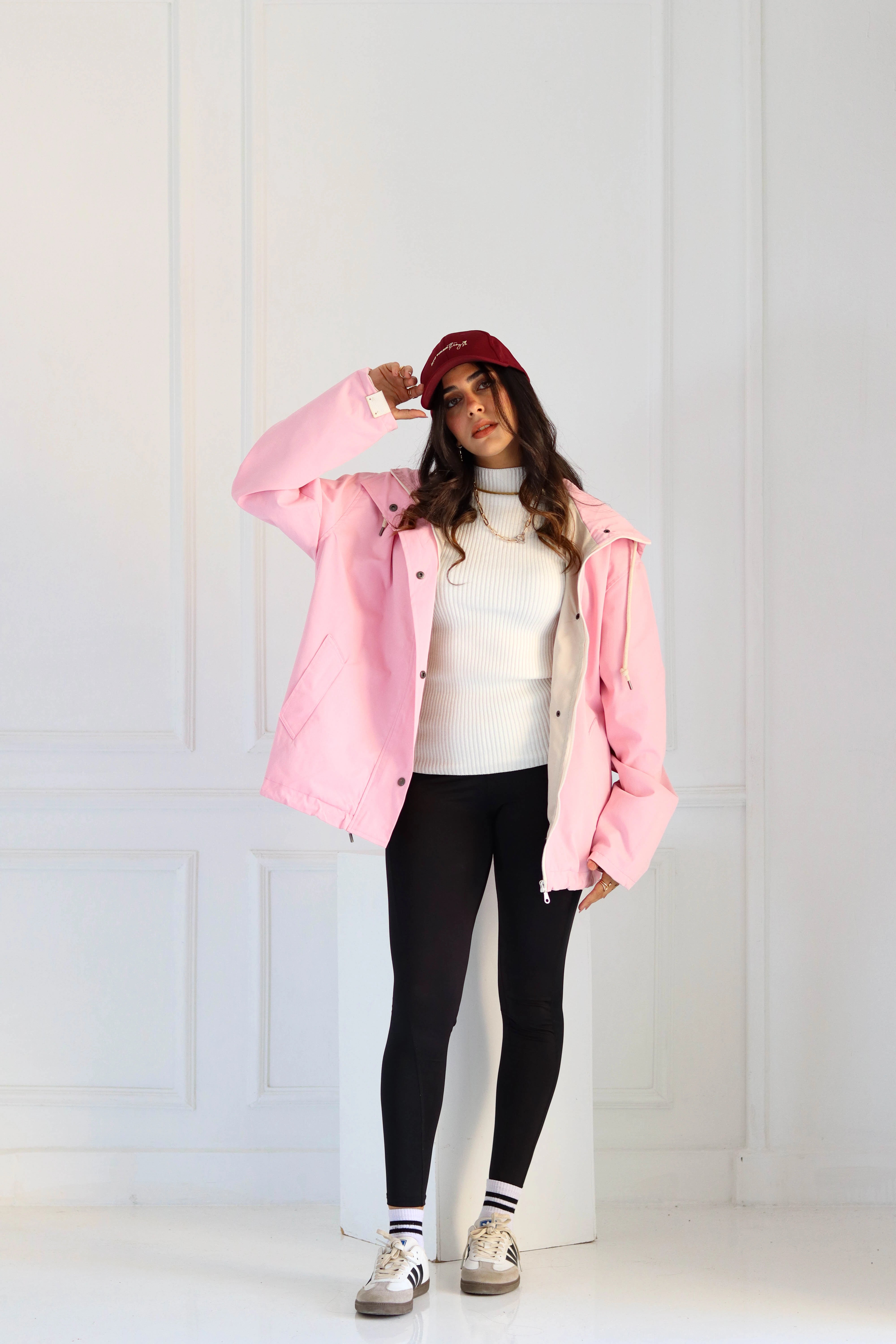 Gabardine Jacket - Pink