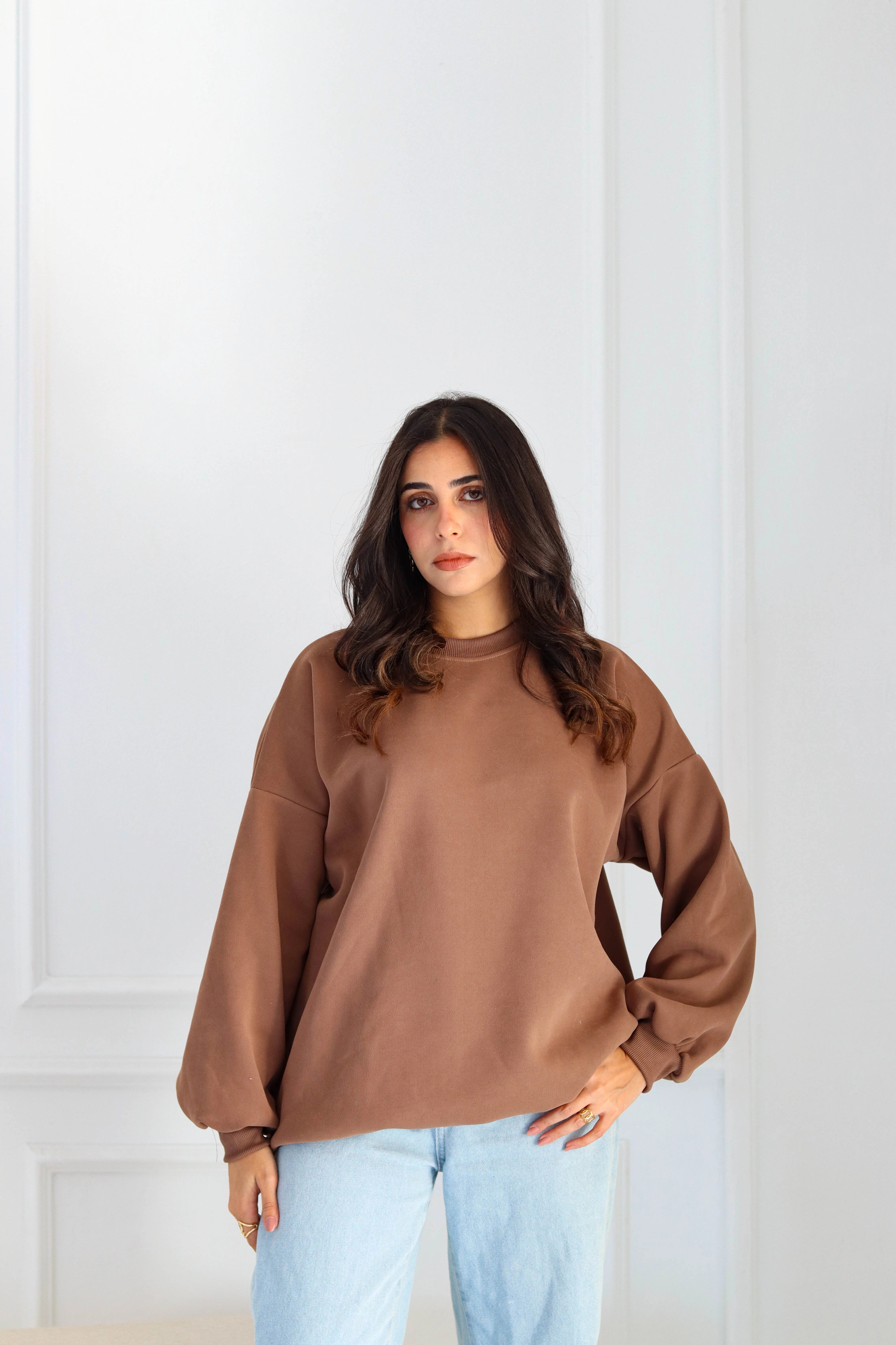 Pullover Basic Cafe