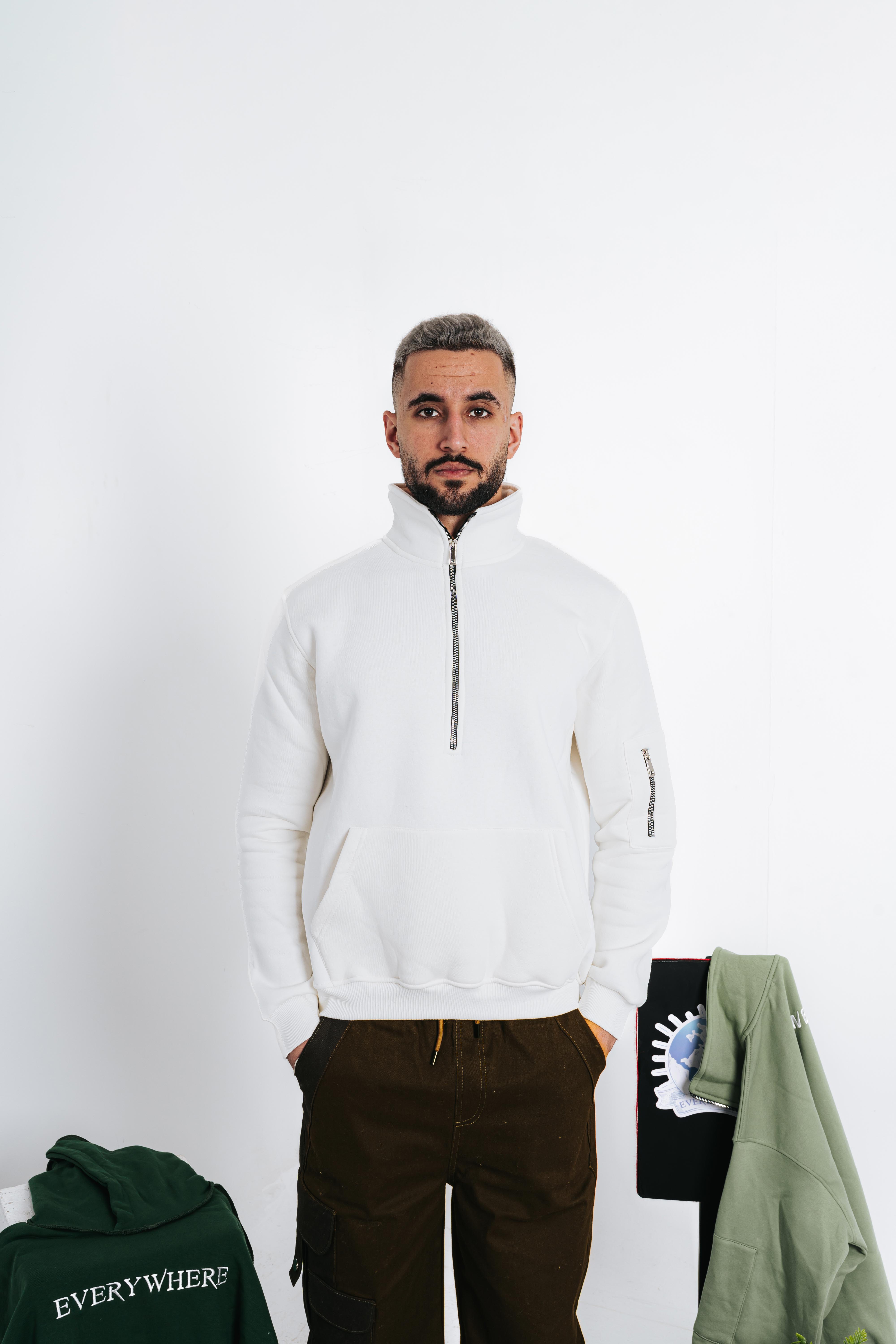 Crewneck Sweater - White